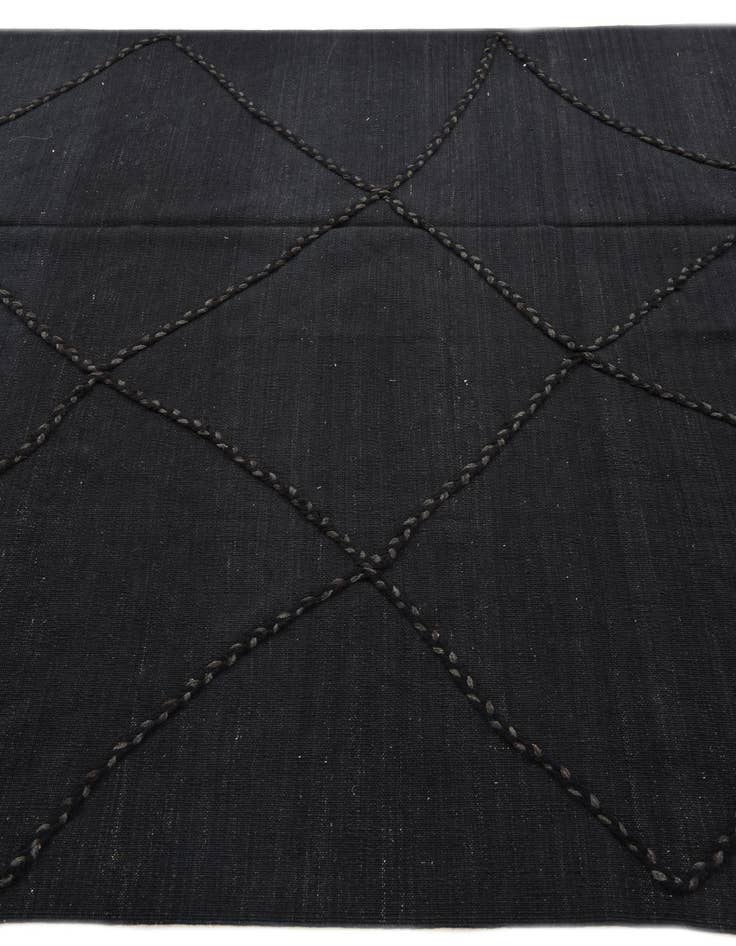 Detail image of 5' 9 x 7' 11  Hand Knotted Moroccan Wool Rug