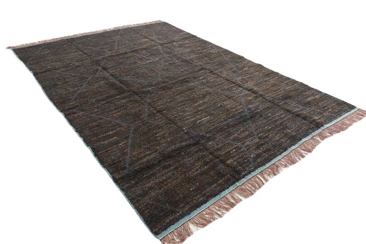 Detail image of 8' 10 x 12' 7 Hand Knotted Moroccan Wool Rug