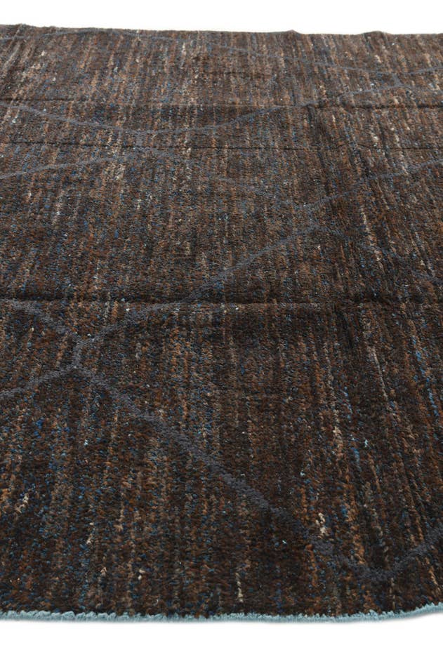 Detail image of 8' 10 x 12' 7 Hand Knotted Moroccan Wool Rug