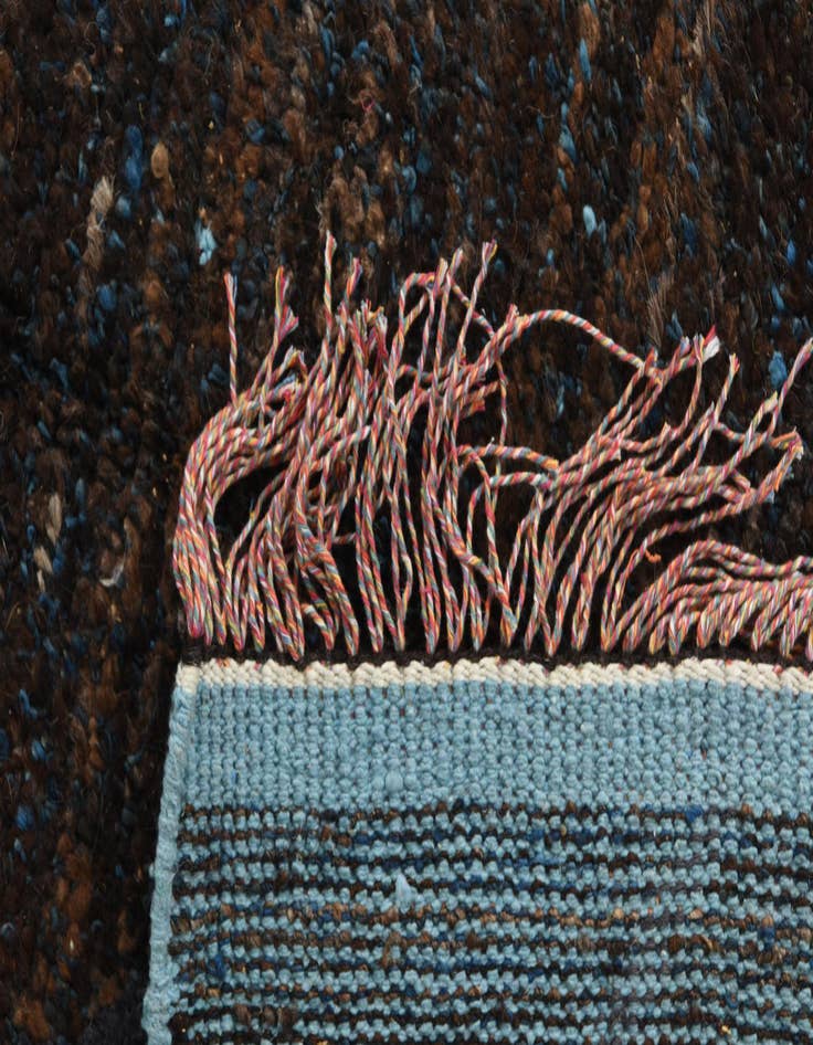 Detail image of 8' 10 x 12' 7  Hand Knotted Moroccan Wool Rug