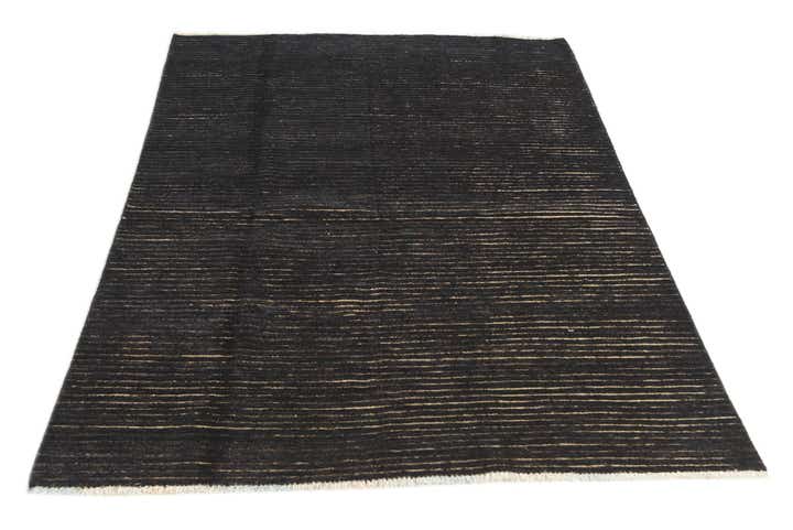 5' x 6' 6 Hand Knotted Moroccan Wool Rug