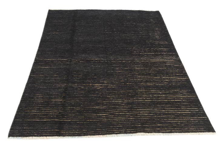 Detail image of 5' x 6' 6 Hand Knotted Moroccan Wool Rug