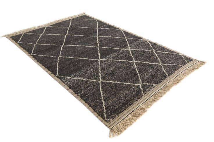 Detail image of 6' x 9' 2 Hand Knotted Moroccan Wool Rug