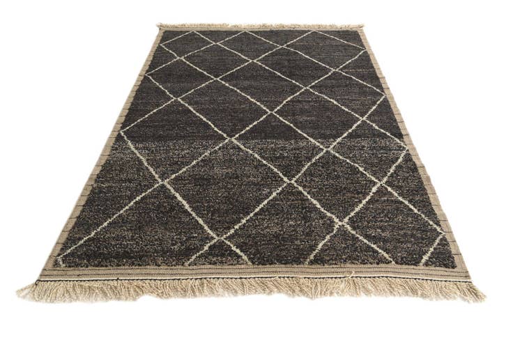 Detail image of 6' x 9' 2 Hand Knotted Moroccan Wool Rug