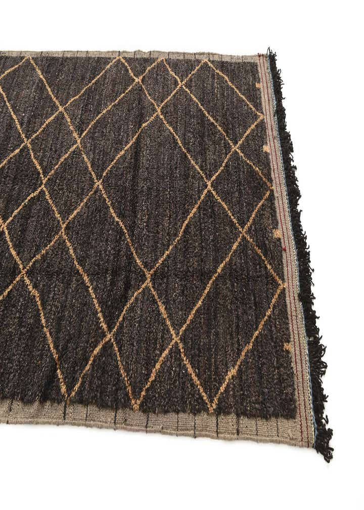 5' 2 x 7' 10 Hand Knotted Moroccan Wool Rug