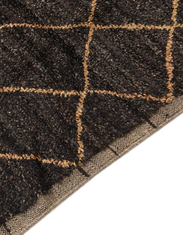Detail image of 5' 2 x 7' 10 Hand Knotted Moroccan Wool Rug