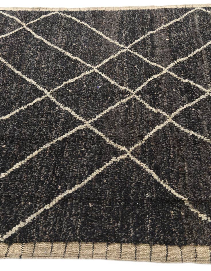 Detail image of 6' 3 x 8' 10  Hand Knotted Moroccan Wool Rug