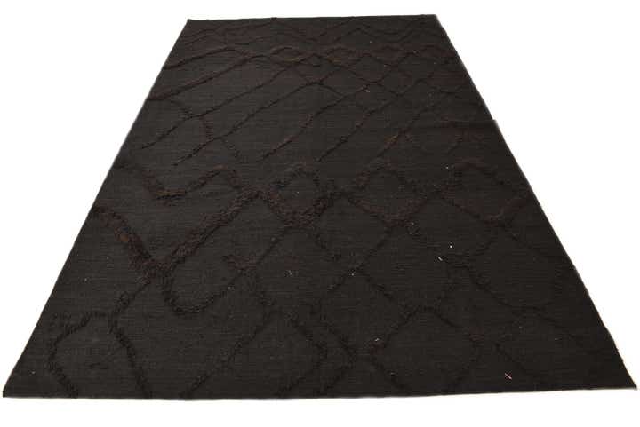 6' 5 x 9' 9 Hand Knotted Moroccan Wool Rug