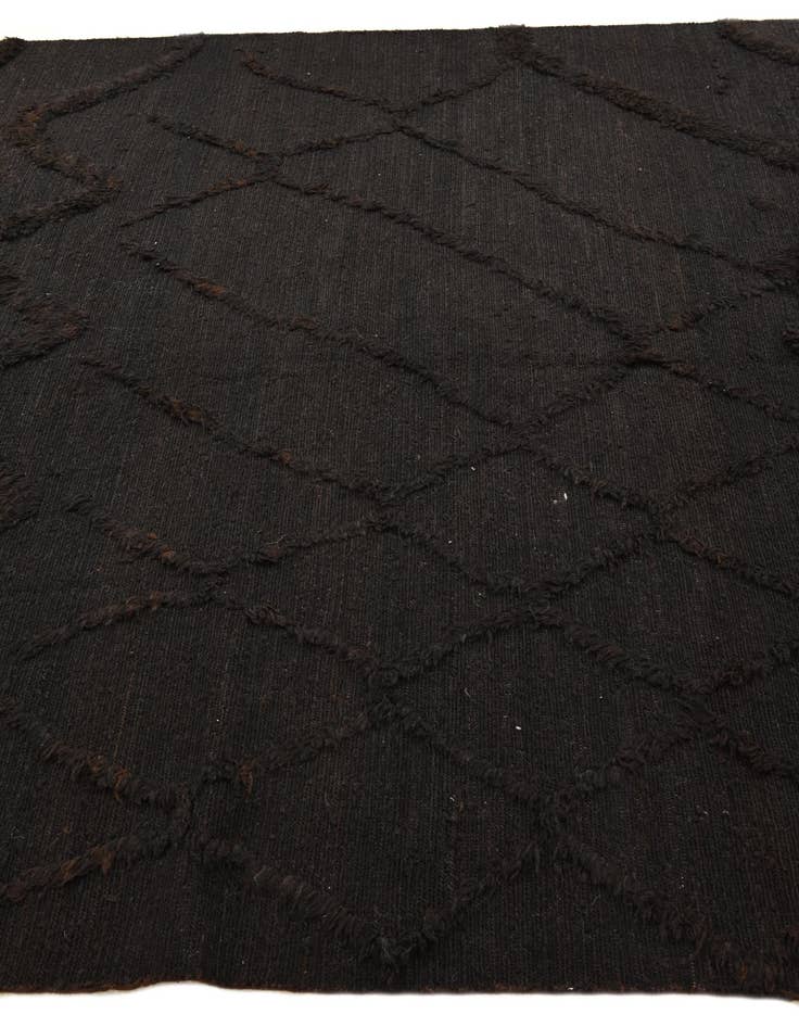 Detail image of 6' 5 x 9' 9  Hand Knotted Moroccan Wool Rug