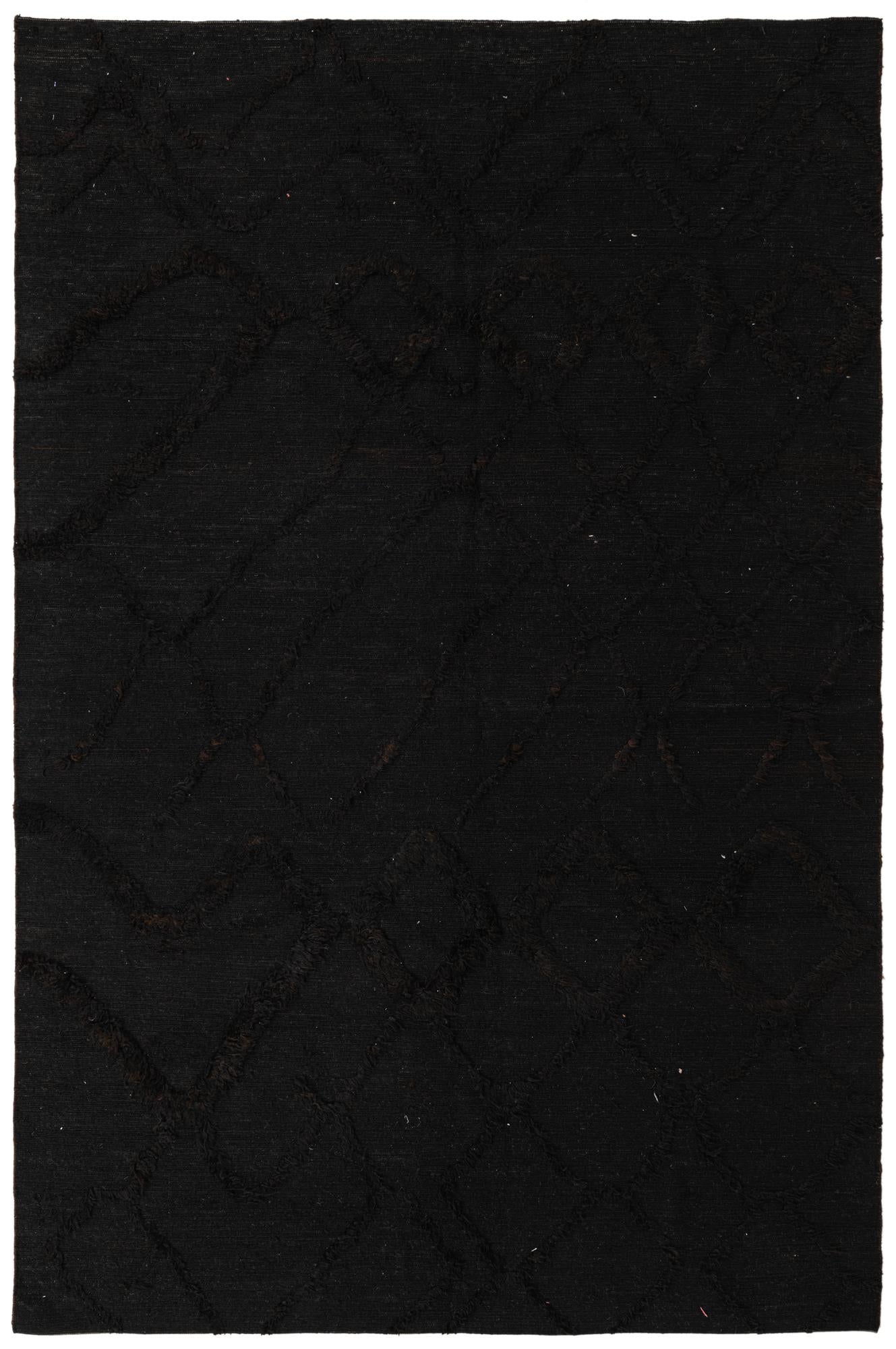 6' 5 x 9' 9 Hand Knotted Moroccan Wool Rug