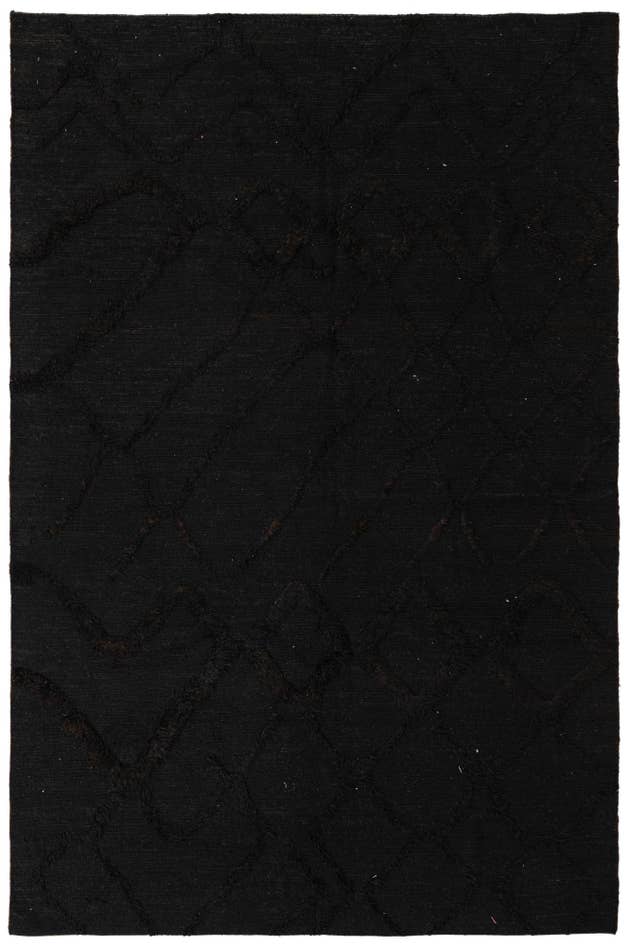 Detail image of 6' 5 x 9' 9 Hand Knotted Moroccan Wool Rug