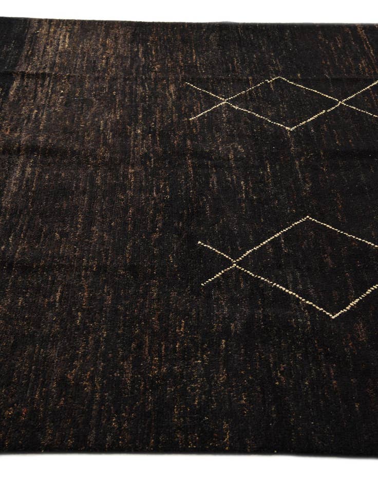 Detail image of 5' 6 x 7' 8  Hand Knotted Moroccan Wool Rug