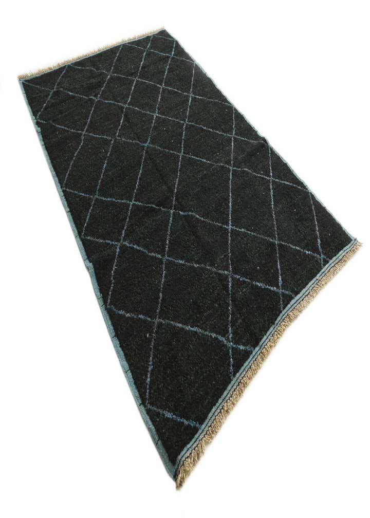 6' 2 x 8' 9 Hand Knotted Moroccan Wool Rug
