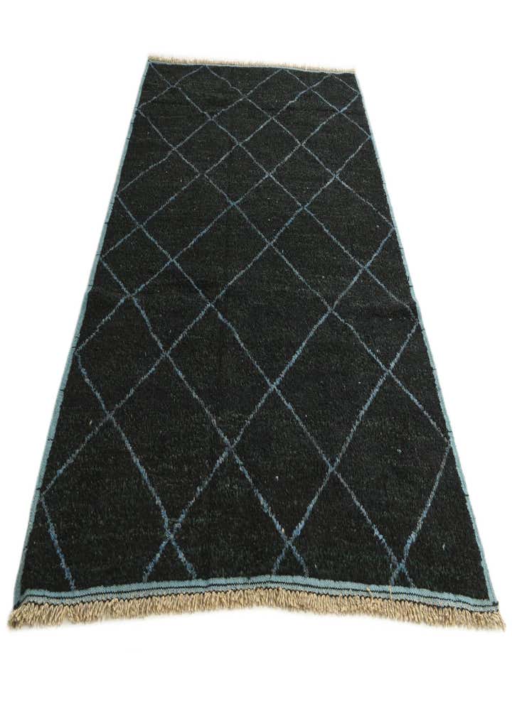 6' 2 x 8' 9 Hand Knotted Moroccan Wool Rug