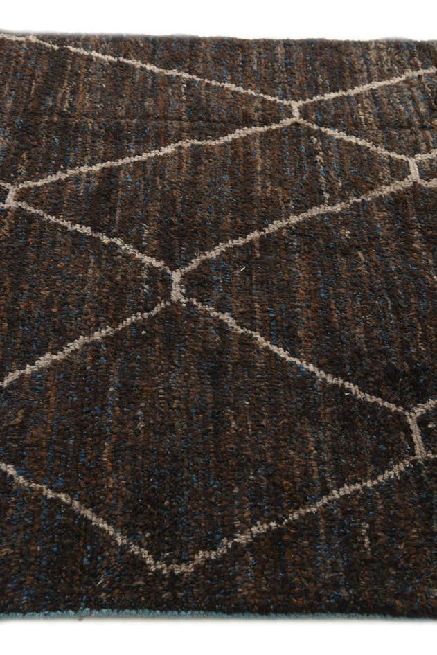 Detail image of 5' 1 x 7' 4 Hand Knotted Moroccan Wool Rug