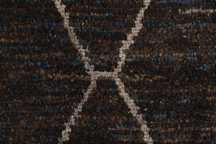 Detail image of 5' 1 x 7' 4 Hand Knotted Moroccan Wool Rug