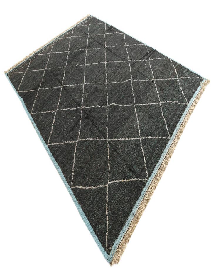 Detail image of 8' 3 x 10' 8  Hand Knotted Moroccan Wool Rug