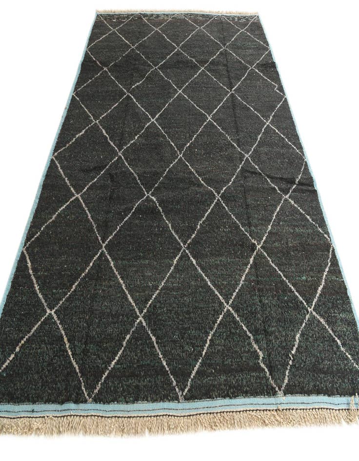 Detail image of 8' 3 x 10' 8  Hand Knotted Moroccan Wool Rug