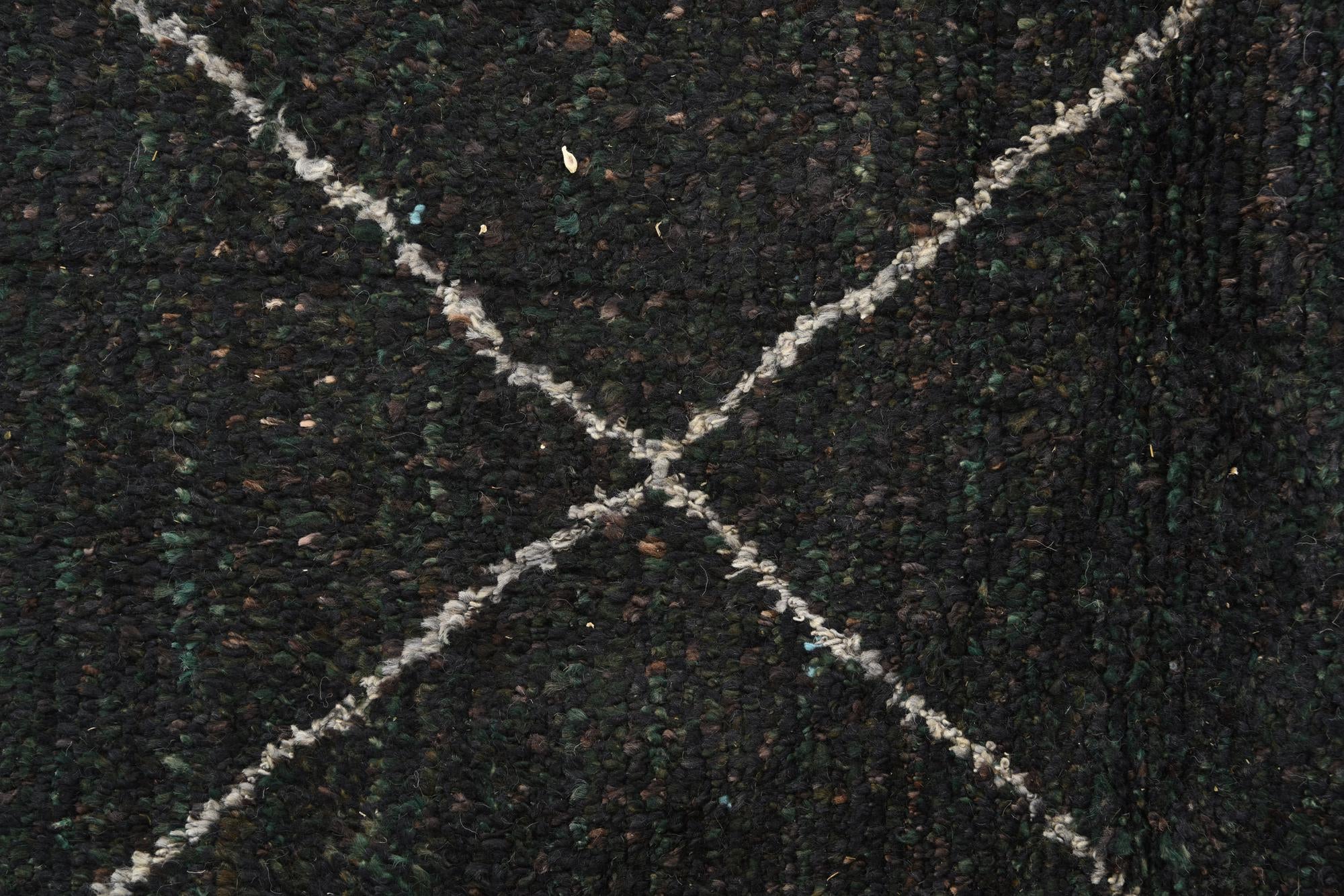 8' 3 x 10' 8 Hand Knotted Moroccan Wool Rug