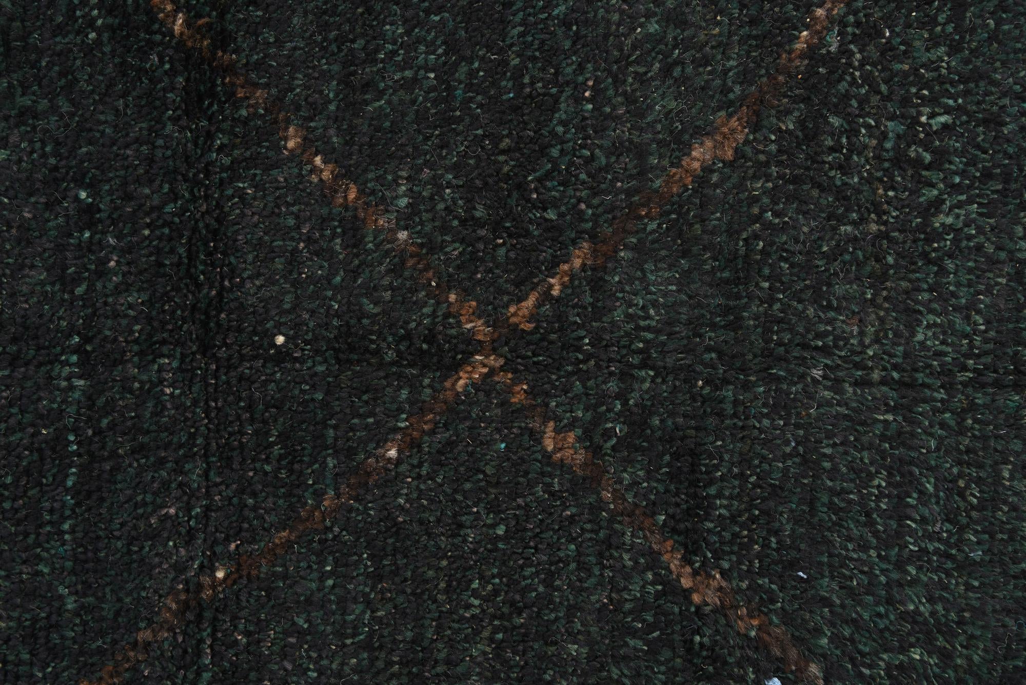 6' 3 x 9' Hand Knotted Moroccan Wool Rug