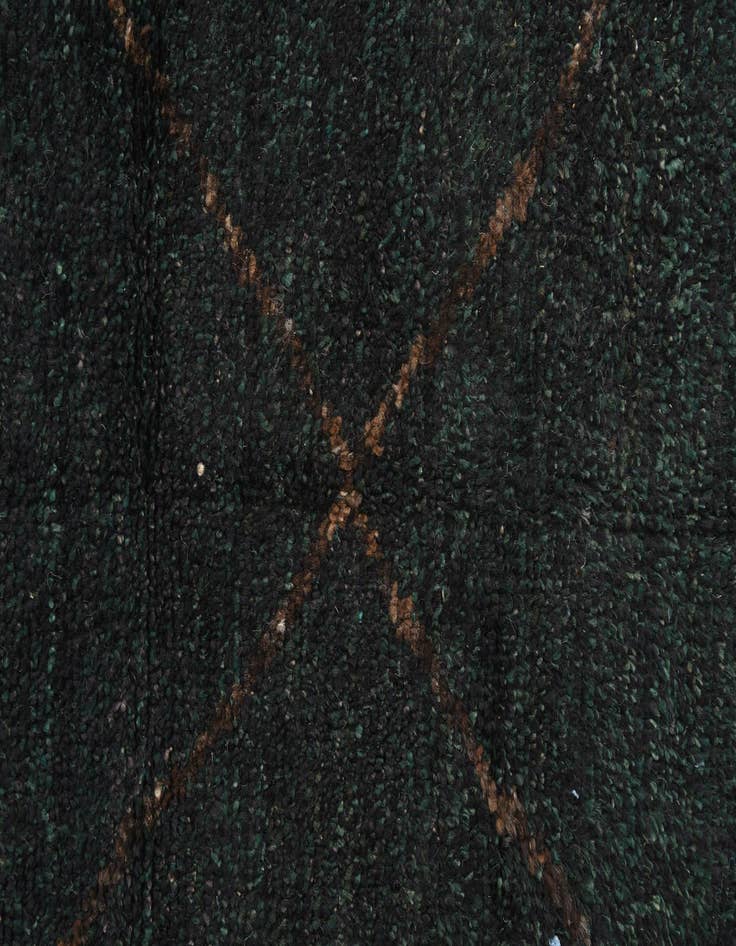 Detail image of 6' 3 x 9'  Hand Knotted Moroccan Wool Rug