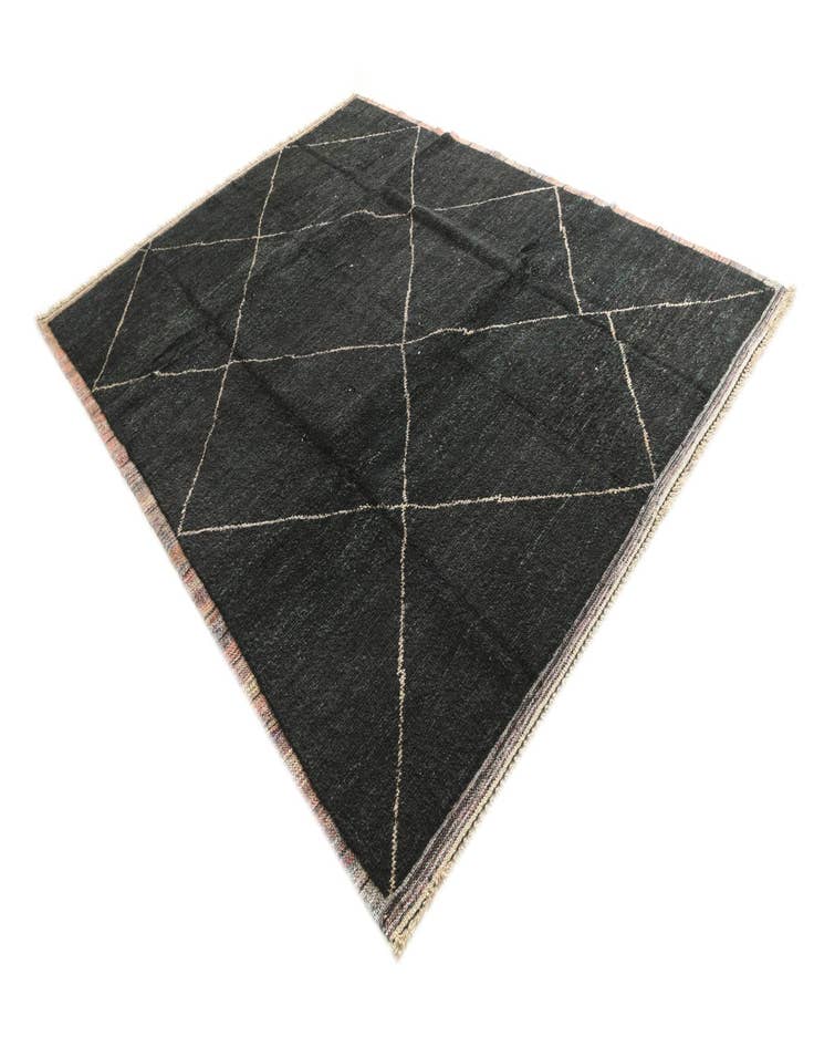 Detail image of 8' 2 x 10' 9  Hand Knotted Moroccan Wool Rug