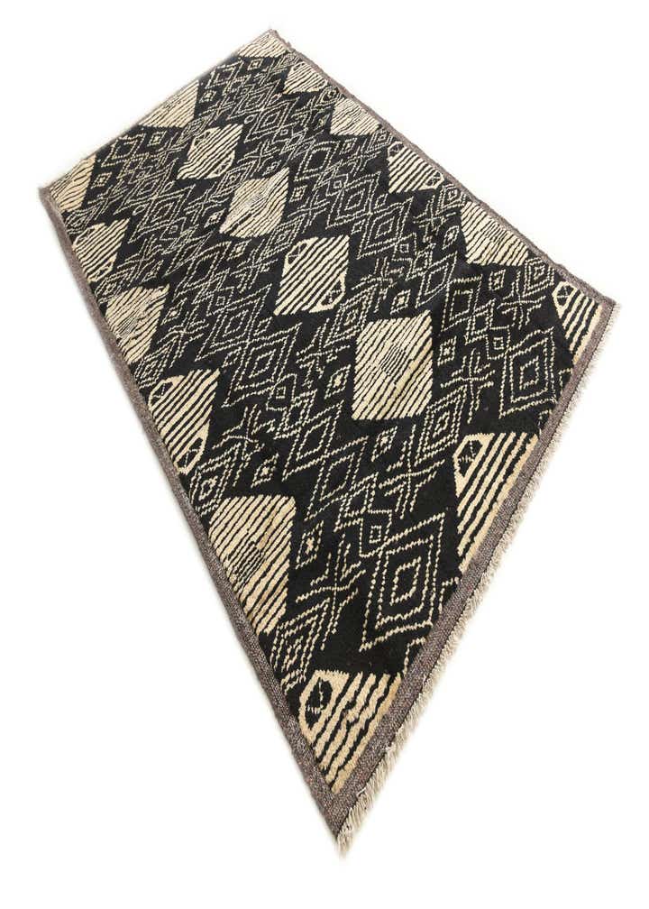 6' 2 x 9' 3 Hand Knotted Moroccan Wool Rug