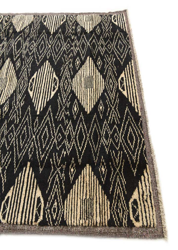 6' 2 x 9' 3 Hand Knotted Moroccan Wool Rug