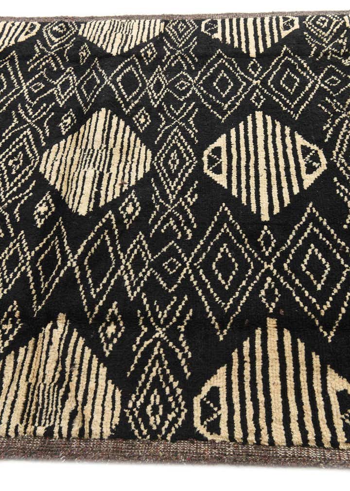 6' 2 x 9' 3 Hand Knotted Moroccan Wool Rug