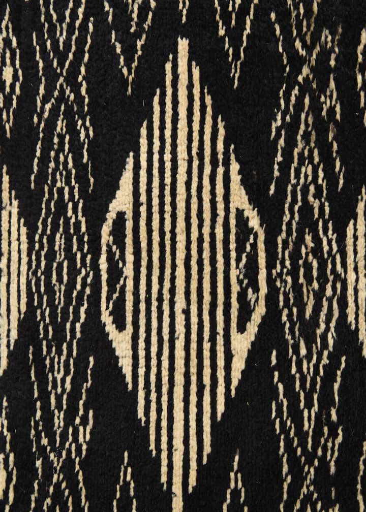 6' 2 x 9' 3 Hand Knotted Moroccan Wool Rug