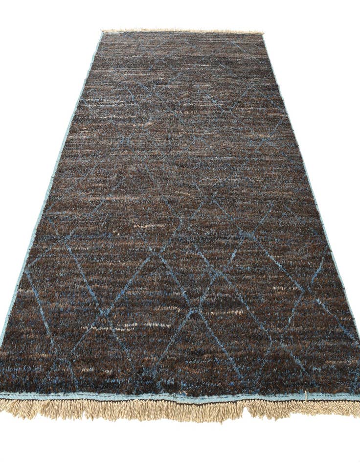 Detail image of 8' 1 x 10' 5  Hand Knotted Moroccan Wool Rug