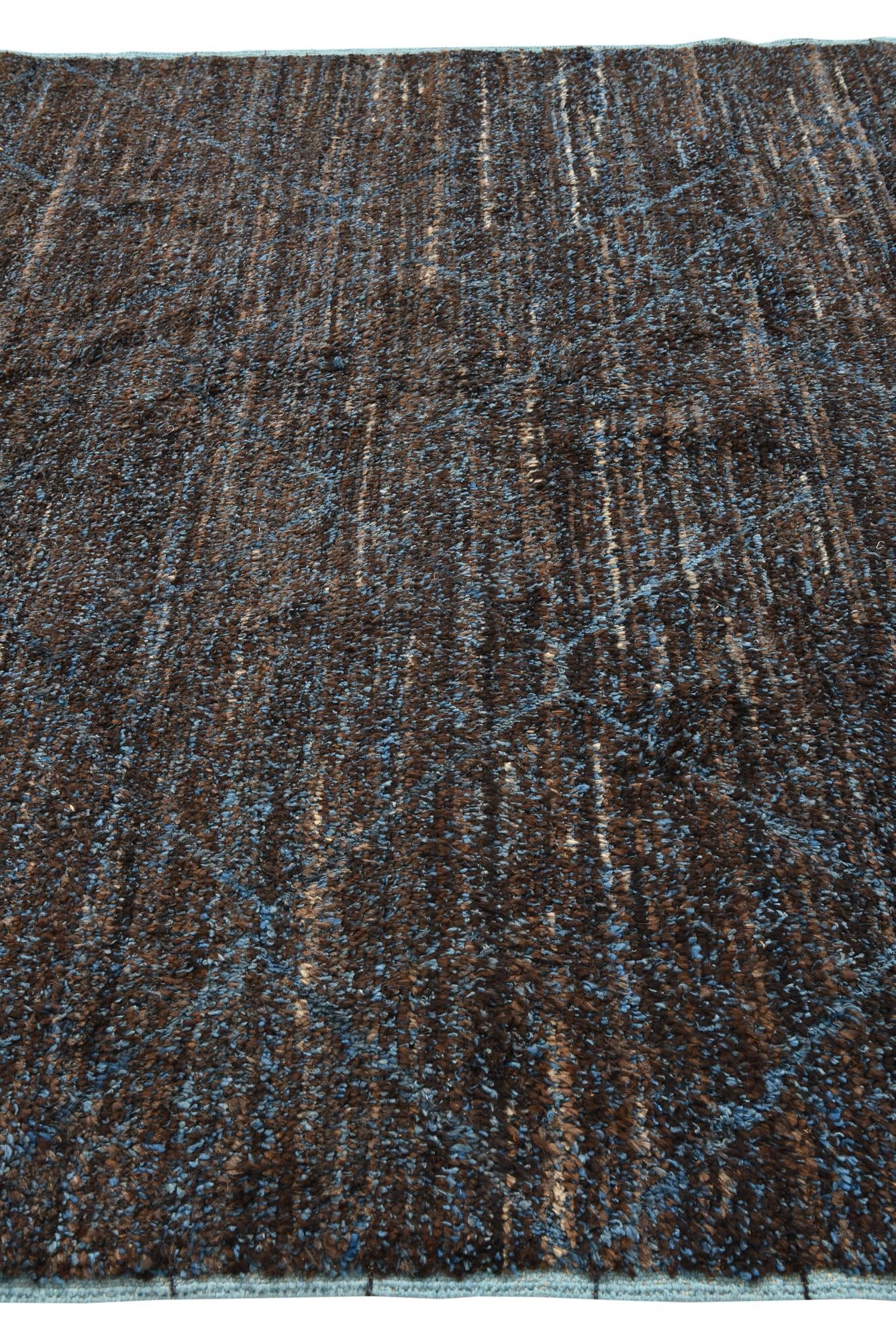 8' 1 x 10' 5 Hand Knotted Moroccan Wool Rug