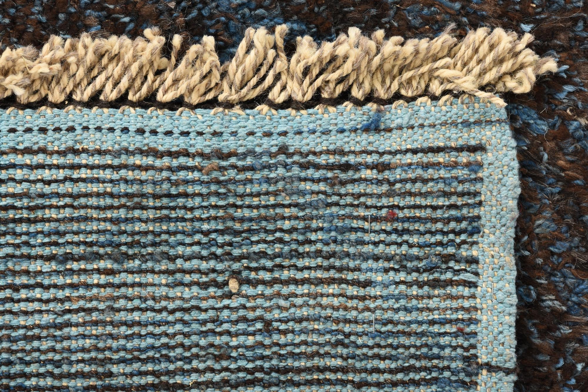 8' 1 x 10' 5 Hand Knotted Moroccan Wool Rug