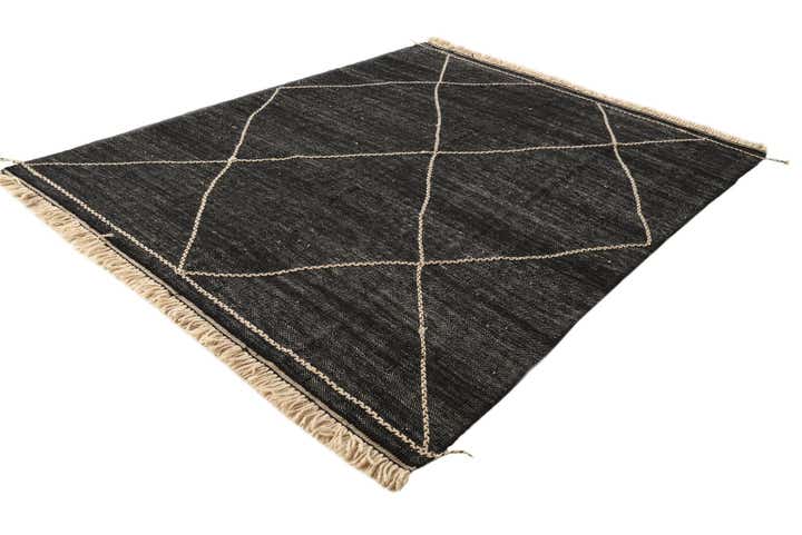 8' 1 x 10' 1 Hand Knotted Moroccan Wool Rug