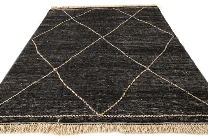 8' 1 x 10' 1 Hand Knotted Moroccan Wool Rug