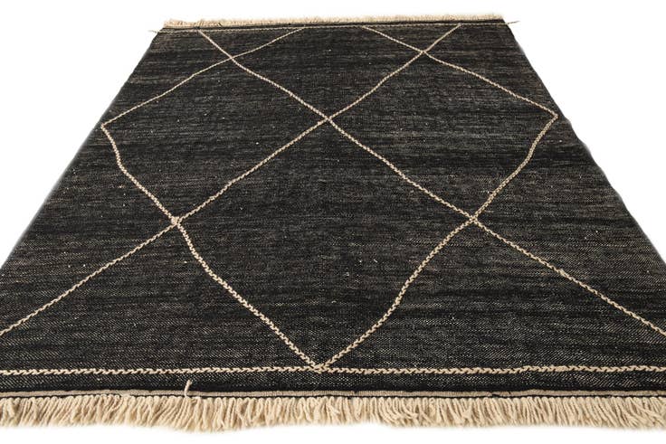 Detail image of 8' 1 x 10' 1 Hand Knotted Moroccan Wool Rug