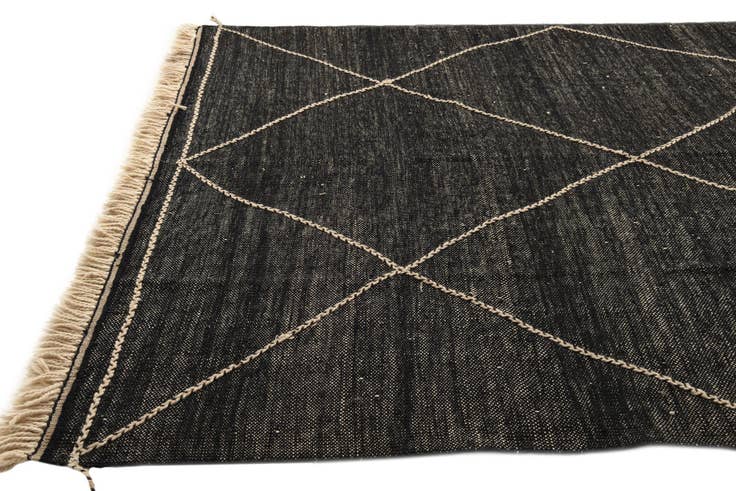 Detail image of 8' 1 x 10' 1 Hand Knotted Moroccan Wool Rug