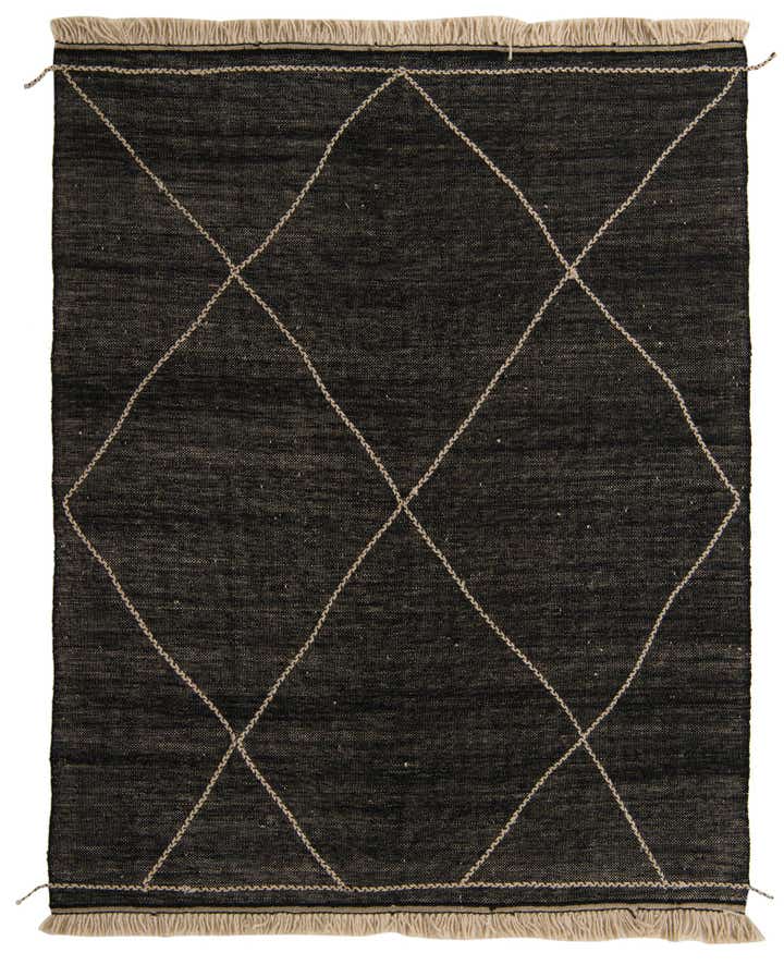 8' 1 x 10' 1 Hand Knotted Moroccan Wool Rug
