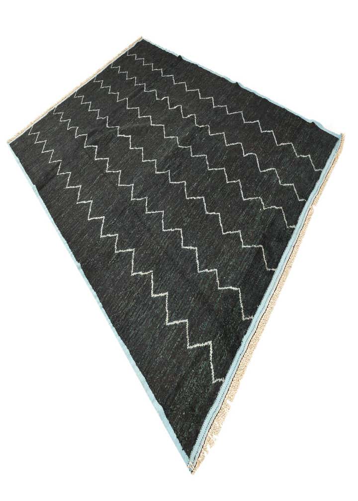 9' x 12' 9 Hand Knotted Moroccan Wool Rug