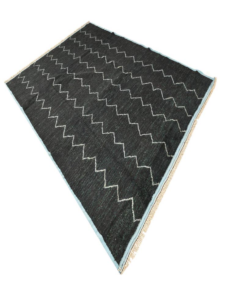 Detail image of 9' x 12' 9 Hand Knotted Moroccan Wool Rug