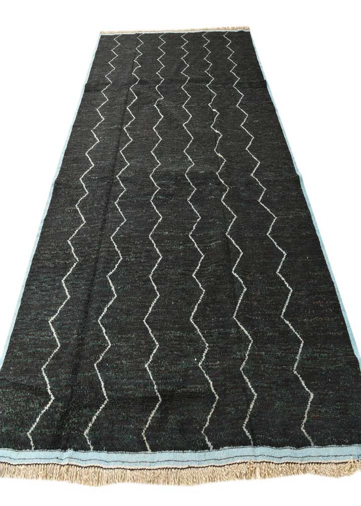 9' x 12' 9 Hand Knotted Moroccan Wool Rug