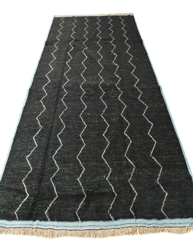 Detail image of 9' x 12' 9  Hand Knotted Moroccan Wool Rug