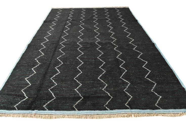 Detail image of 9' x 12' 9 Hand Knotted Moroccan Wool Rug