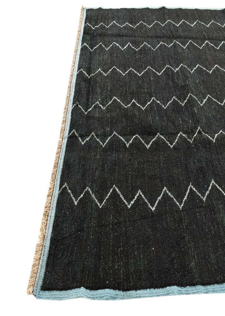 9' x 12' 9 Hand Knotted Moroccan Wool Rug