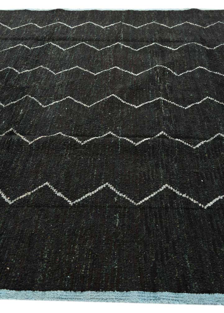9' x 12' 9 Hand Knotted Moroccan Wool Rug