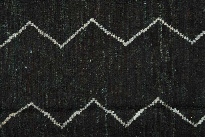 9' x 12' 9 Hand Knotted Moroccan Wool Rug