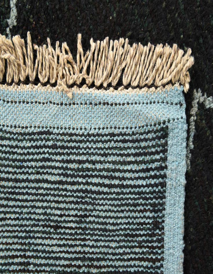 Detail image of 9' x 12' 9  Hand Knotted Moroccan Wool Rug