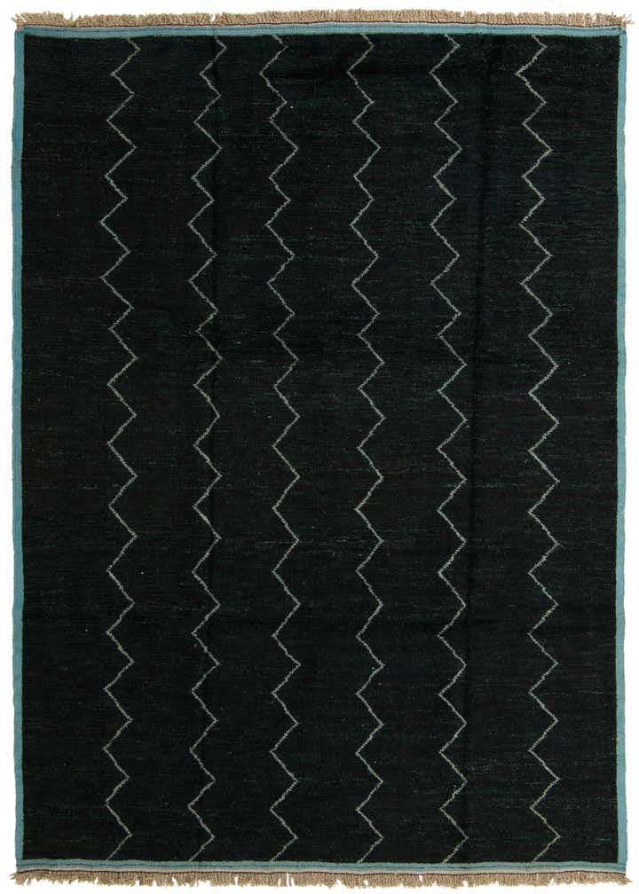 9' x 12' 9 Hand Knotted Moroccan Wool Rug