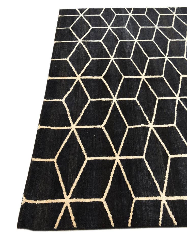 Detail image of 6' 8 x 10' 3  Hand Knotted Moroccan Wool Rug