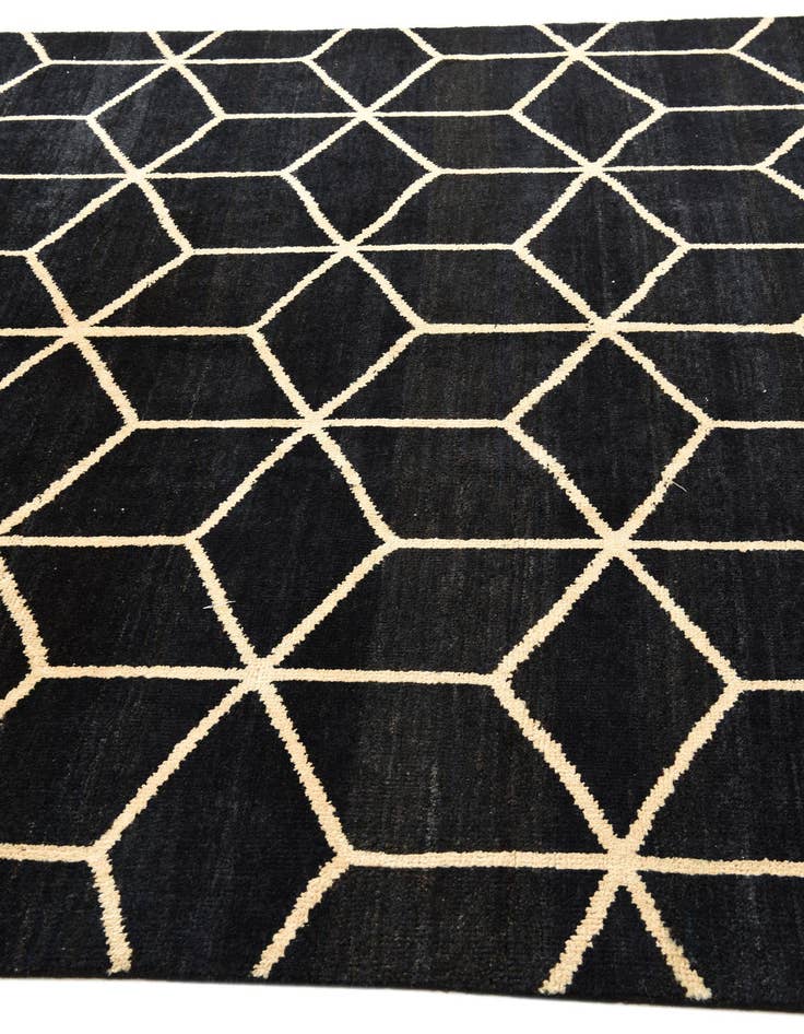 Detail image of 6' 8 x 10' 3  Hand Knotted Moroccan Wool Rug